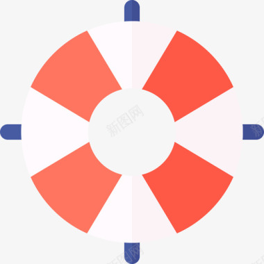 救生圈冲浪8平坦图标图标