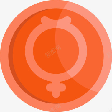 水星秘密2扁平图标图标