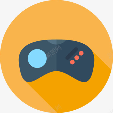 游戏控制器游戏控制器游戏5扁平图标图标