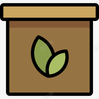 韭菜咖啡和早餐3原色图标图标