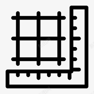 学校展严肃尺子内容数学图标图标