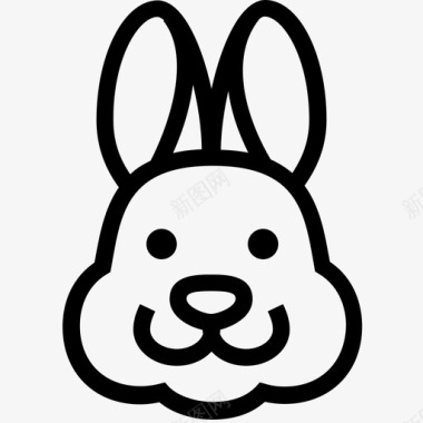 兔子兔子脸兔子头图标图标