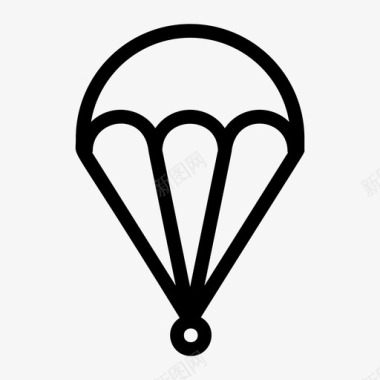 降落伞飞行游戏图标图标