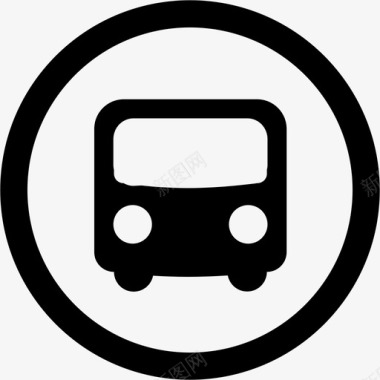 公交地铁标识公交吸引率图标