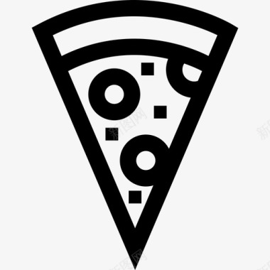 意大利披萨6直纹图标图标