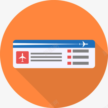 机票旅游度假套票图标图标