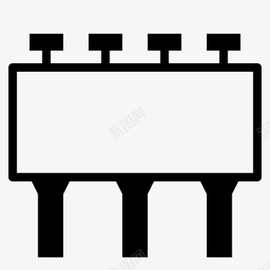 线上海报广告牌广告横幅图标图标