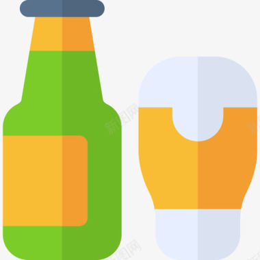 雪花啤酒标志啤酒音乐节4平淡图标图标