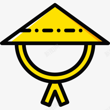 帽子宗教8黄色图标图标