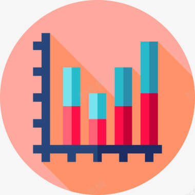 画像分析条形图大数据和网络分析4平面图图标图标