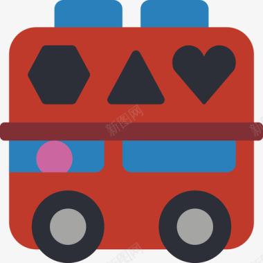 巴士玩具13公寓图标图标
