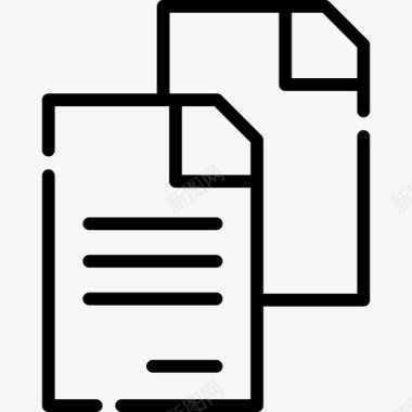 爱情元素集合文档电子和web元素集合4线性图标图标