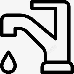 可饮用可饮用自然生态3线性图标高清图片