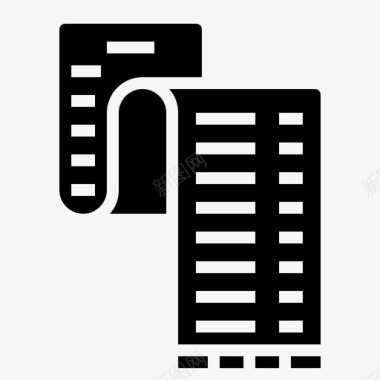 财务收据费用债务财务图标图标