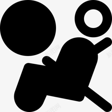 安全安全气囊汽车零件实心图标图标