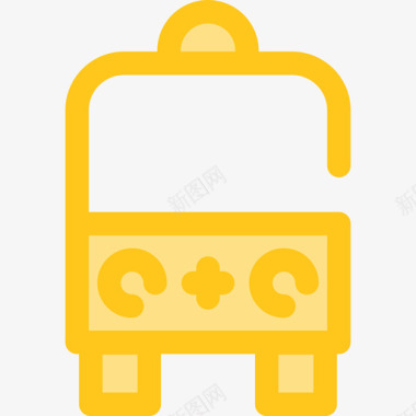黄色救护车救护车交通19号黄色图标图标