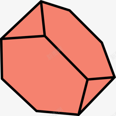 截短四面体阿基米德半正凸多面体图标图标