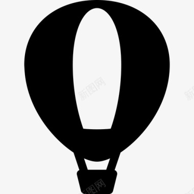 热气球旅游观光2填充图标图标