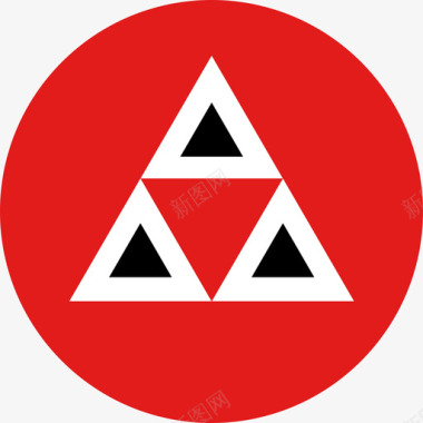三角形按钮游戏14扁平图标图标