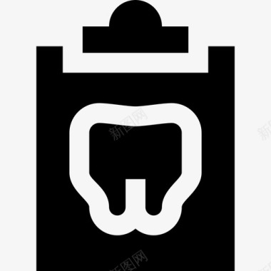 牙科记录牙医和牙科护理2填充图标图标