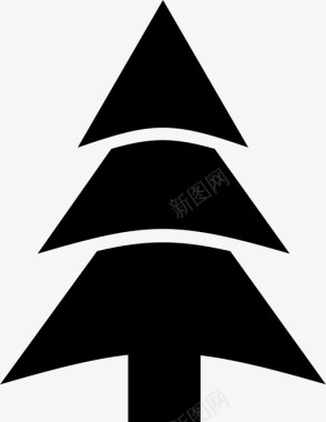 圣诞节图片圣诞节圣诞树松树图标图标
