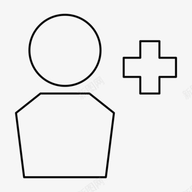 办公室伏案工作添加用户帐户头像图标图标