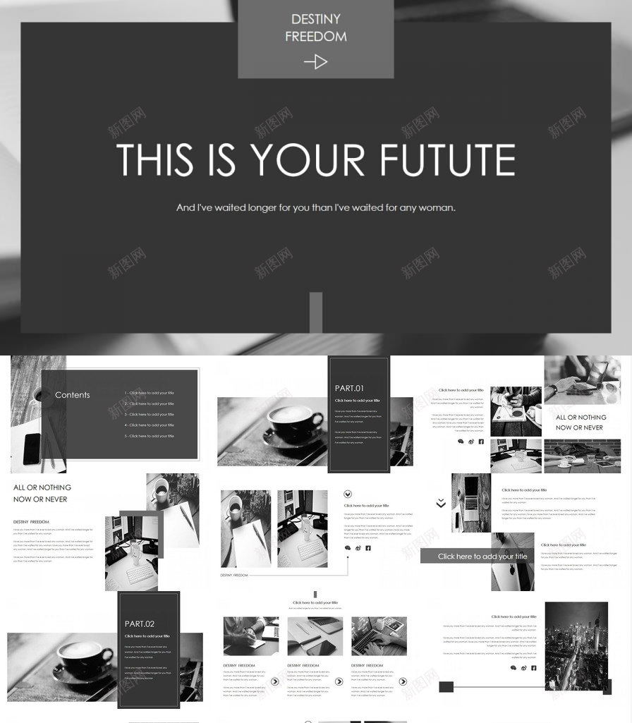 欧美杂志风服装品牌企业宣传PPT模板_88icon https://88icon.com 企业 品牌 宣传 服装 杂志 欧美