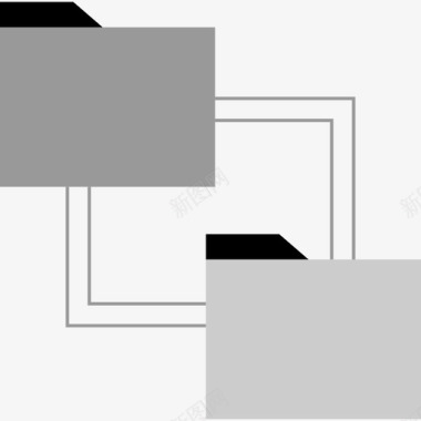 组织招新文件夹数据组织2平面图标图标