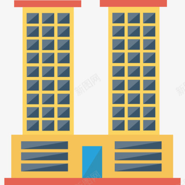办公楼办公楼6号楼公寓图标图标