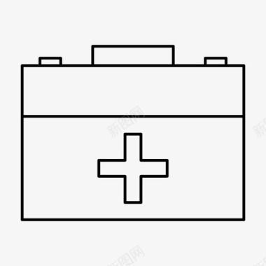 药箱急救箱医疗图标图标
