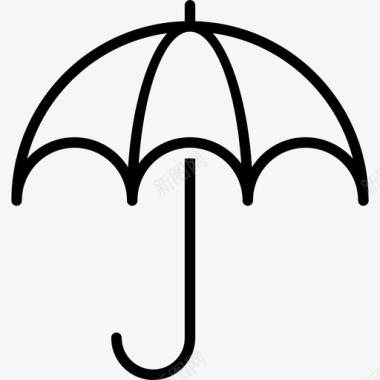 安全责任书伞担保保险图标图标