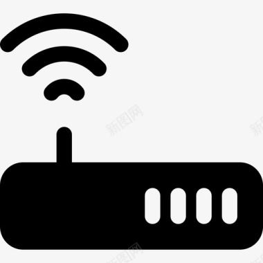 物联网背景Wifi物联网14充满图标图标