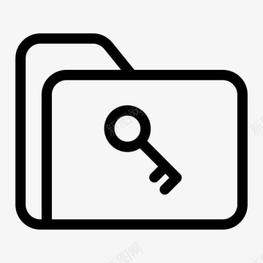 密钥文件文件夹密钥多媒体图标图标