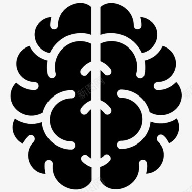 大脑人脑思维图标图标