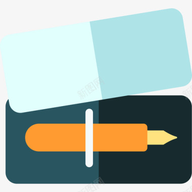 水笔自来水笔豪华店11号公寓图标图标