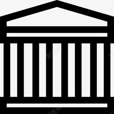 神庙古希腊5直线形图标图标