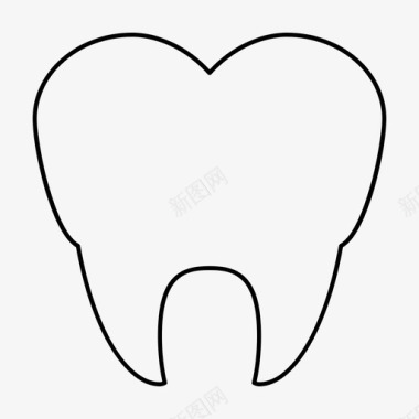 牙牙齿牙齿犬齿牙图标图标