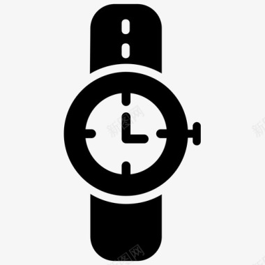 手表时钟表带图标图标