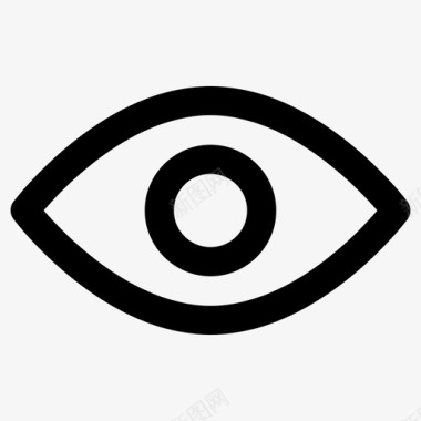 眼睛视线眼睛视力看图标图标