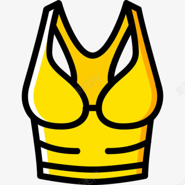背心女装3黄色图标图标