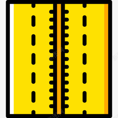 保龄球道路标志道路城市景观4黄色图标图标
