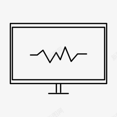 检查监视检查计算机图标图标