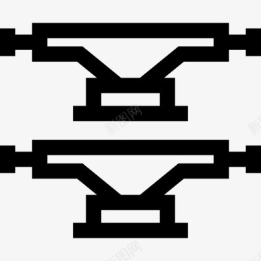 四轮滑板滑板滑板10直线型图标图标