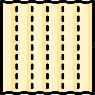 切片面包面包第一次圣餐2线形颜色图标图标