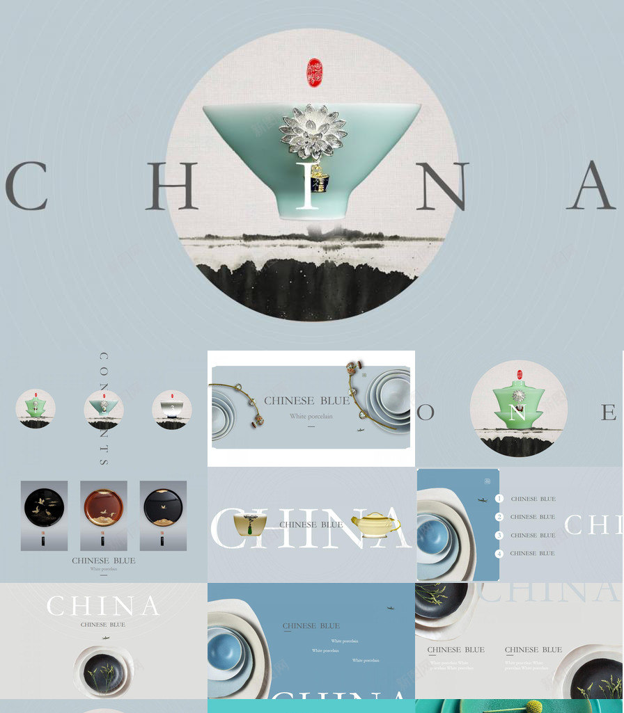 中国瓷器文化宣传传统工艺PPT模板_88icon https://88icon.com 中国 传统 宣传 工艺 文化 瓷器