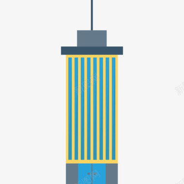 医院大楼图标摩天大楼6号楼平房图标图标