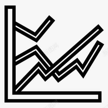 折线图PNG业务图表折线图图标图标