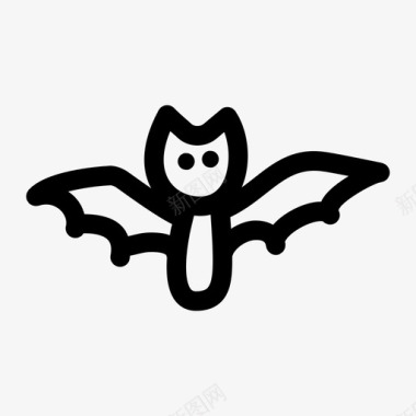 蝙蝠可爱抽签图标图标