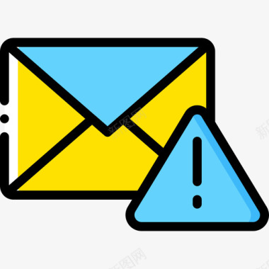 4K图标邮件邮件4黄色图标图标