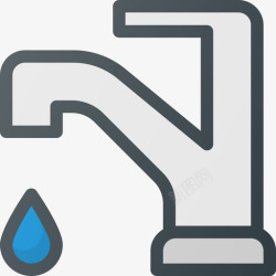 可饮用可饮用自然生态5原色图标高清图片